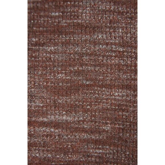 US Polo Assn Shirt Long Sleeve Henley Heathered Rusty Brown Cotton Mens L - Picture 4 of 7